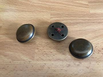 🧵 Lotto bottoni vintage color bronzo