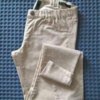 Pantaloni donna in cotone beige Benetton