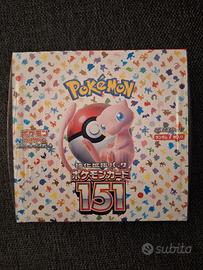 box pokemon 151 sealed giapponese