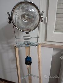 lampada da terra con, fanale anni 40./50