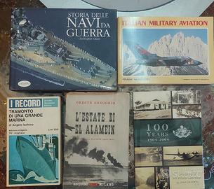 Vari libri a tema militare 