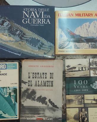 Vari libri a tema militare 