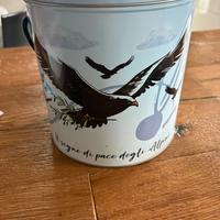 Scatola in metallo soggetto alpini