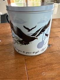 Scatola in metallo soggetto alpini