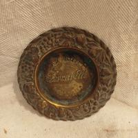 Piattino posacenere in metallo" Ferrarelle"