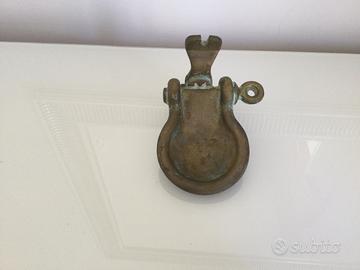 Portasapone a muro stile marina in ottone