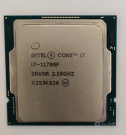Processore Intel I7 11700F socket 1200