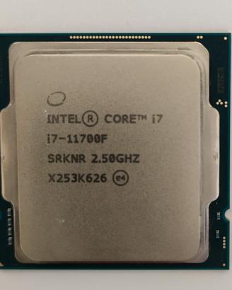 Processore Intel I7 11700F socket 1200