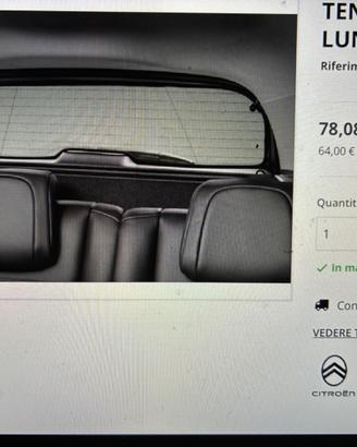 Tendine parasole Citroen C5 Aircross