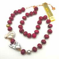 Collana Agata "rubino"