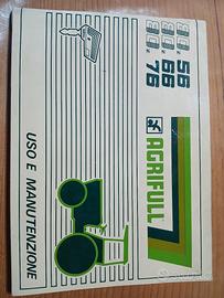 Libretto uso manutenz Agrifull 80.56, 80.66, 80.76