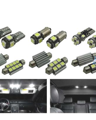 KIT 21 LAMPADE LED INTERNE PER AUDI A4 S4 RS4 B6 B