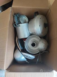 oggetti alluminio vintage 