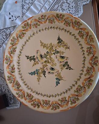 Piatto grande ceramica Grottaglie