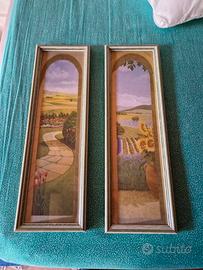 Quadretti cornice verde