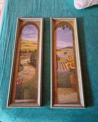 Quadretti cornice verde