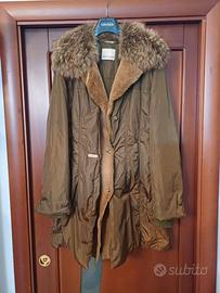Parka in vera pelliccia di volpe
