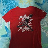 Maglia Air Jordan ragazzo 8-10 anni rossa