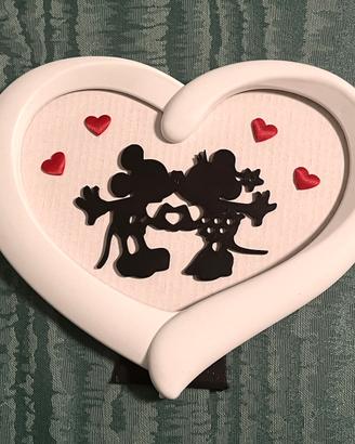Quadretto cornicetta San Valentino Mickey Mouse