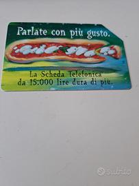 Scheda telefonica 1999