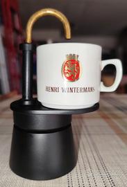 caffettiera moka Henri Wintermans Bialetti tazza