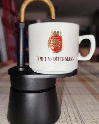 caffettiera moka Henri Wintermans Bialetti tazza