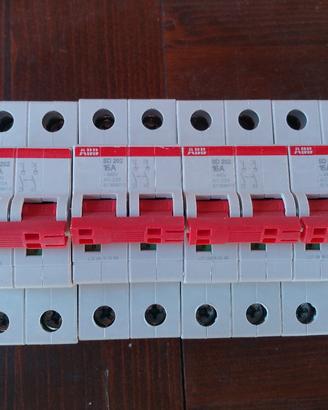 4x interruttore sezionatore ABB 16A 