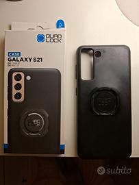 Cover Quad Lock nera per Samsung Galaxy S21