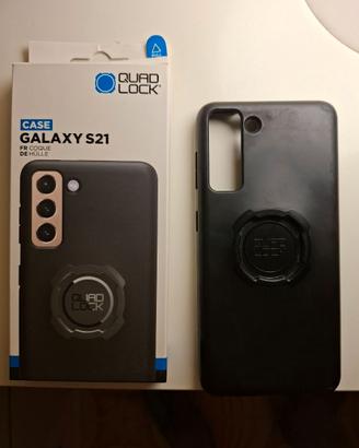Cover Quad Lock nera per Samsung Galaxy S21