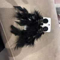 orecchini con piume