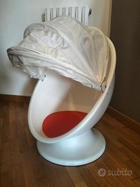 

IKEA PS LÖMSKPoltrona girevole, bianco/rosso

