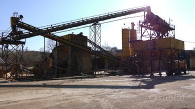 Impianto frantumazione inerti, lavati, selezionati