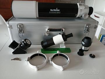 Telescopio Evostar ED 80 Skywatcher con spianatore