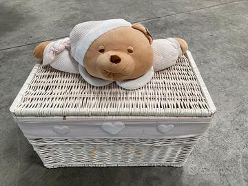 Nanan cesta porta giochi rosa