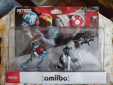 Amiibo Metroid Dread Samus e E. M. M. I. 