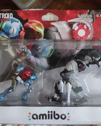 Amiibo Metroid Dread Samus e E. M. M. I. 