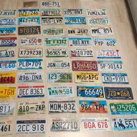 targhe auto americane 