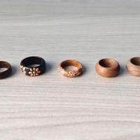 Anelli di legno - 5 pezzi