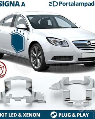 2 ADATTATORI montaggio KIT LED H7 OPEL INSIGNA A