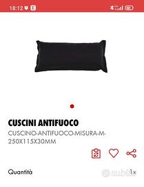 CUSCINO ANTIFUOCO MISURA 250X115X30MM WURTH 20PZ