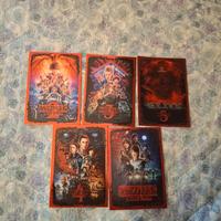 stranger things 5 card edizione limitata 