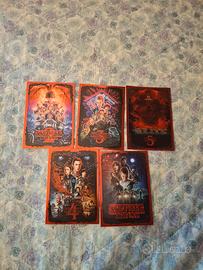 stranger things 5 card edizione limitata 