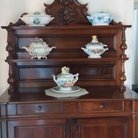 Credenza in noce/piattaia