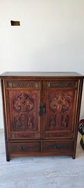 Antico armadio credenza vintage orientale mobile