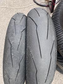 Gomme pirelli 120/70 150/60 supercorsa sc1