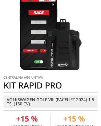 Centralina aggiuntiva Golf 8.5 1.5 150cv