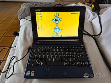 Netbook Acer Aspire One nuovo senza cartellino.