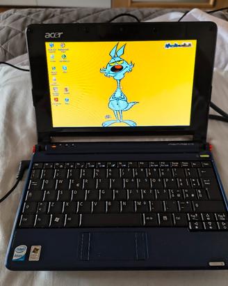 Netbook Acer Aspire One nuovo senza cartellino.
