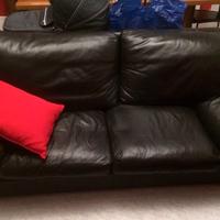Set 2 Divani in pelle 180x90 h80