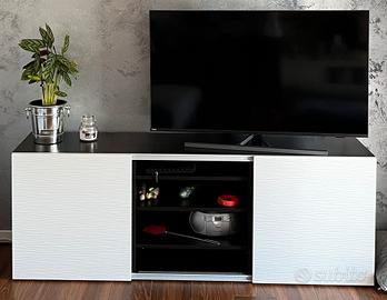Mobile porta TV nero IKEA Besta 180x64x42